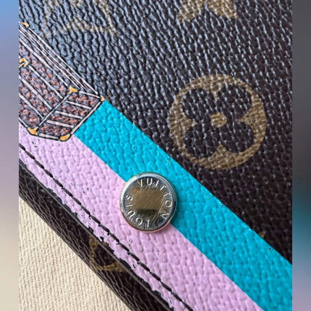 Louis Vuitton Transatlantic Illustre Sarah Wallet Monogram Rose Ballerine
